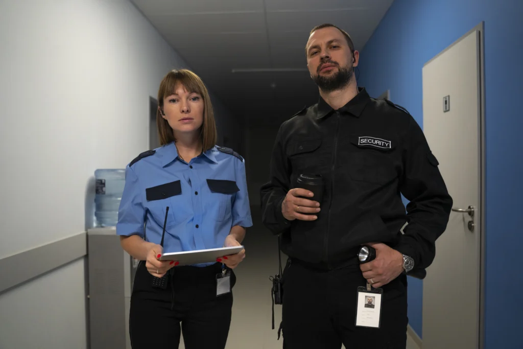 professional security guard 
