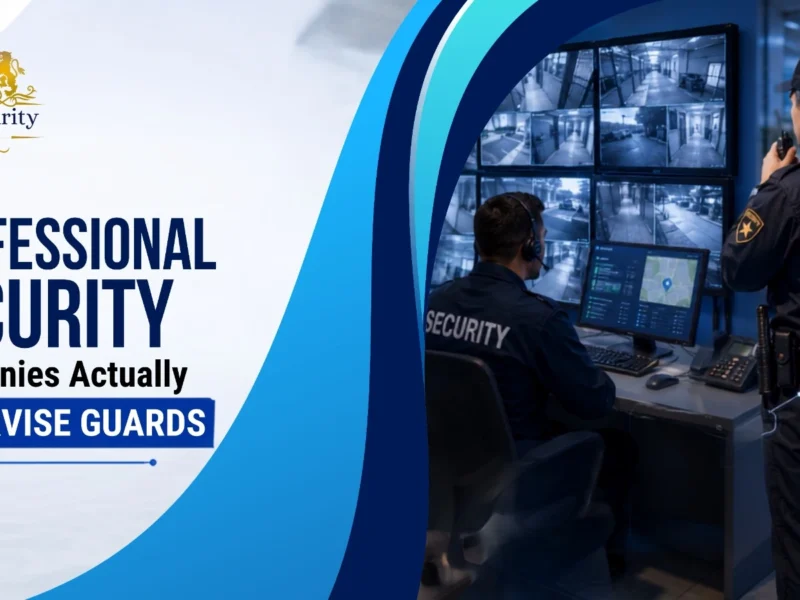 How Professional Security Companies Actually Supervise Guards