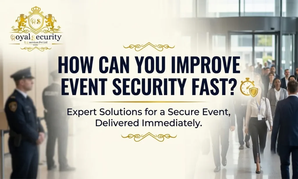 How Can You Improve Event Security Fast?